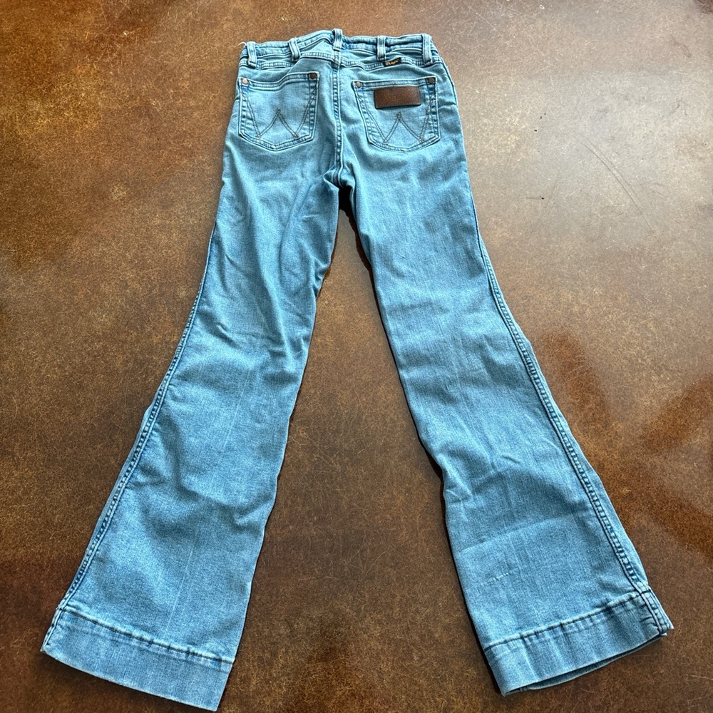 Wrangler Light Blue Wide Leg Jeans